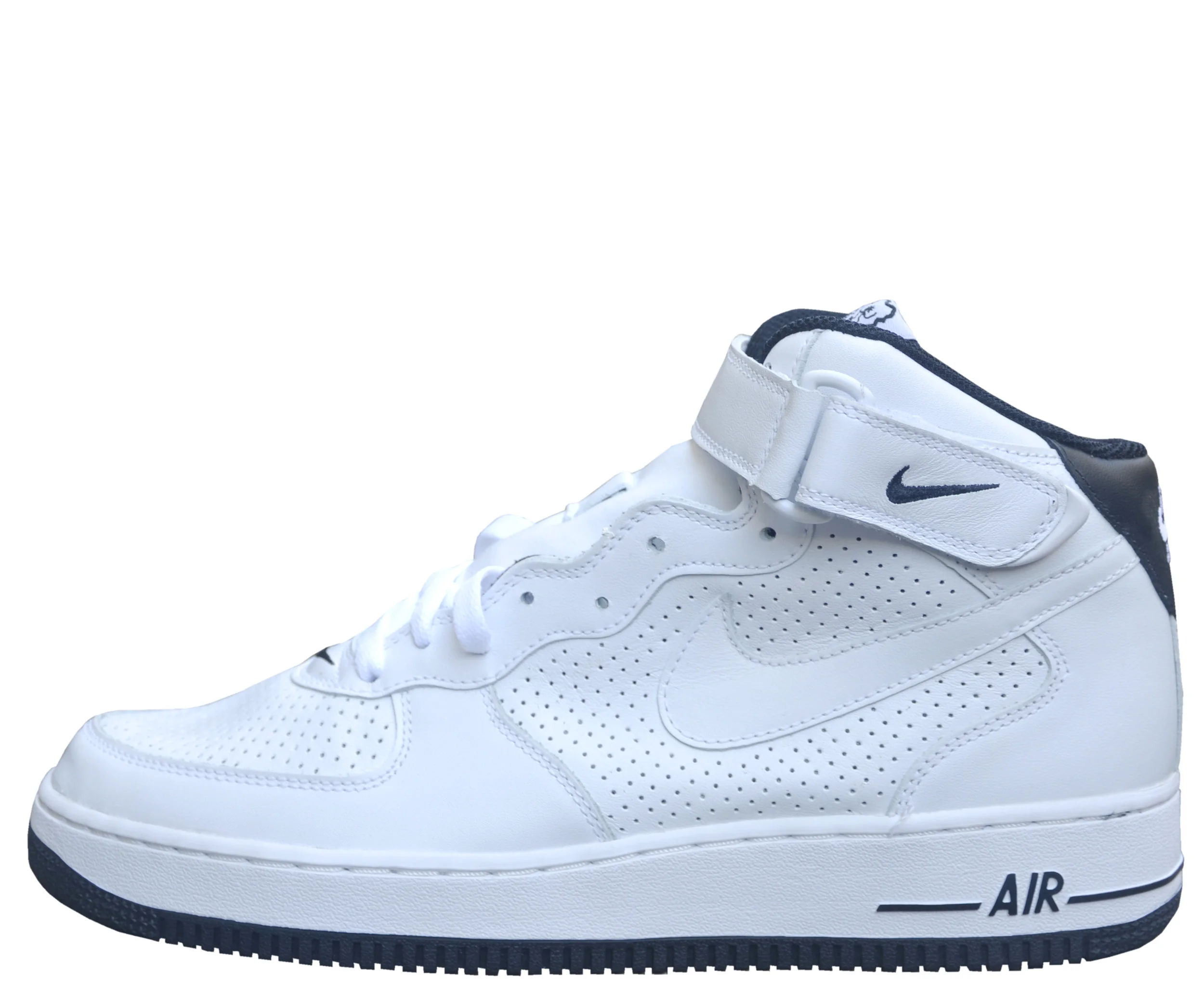 Nike Air Force 1 Mid White / Black Perf (Size 10) DS — RootsBK